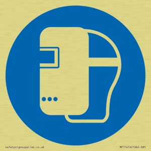 Mandatory: Wear a welding mask